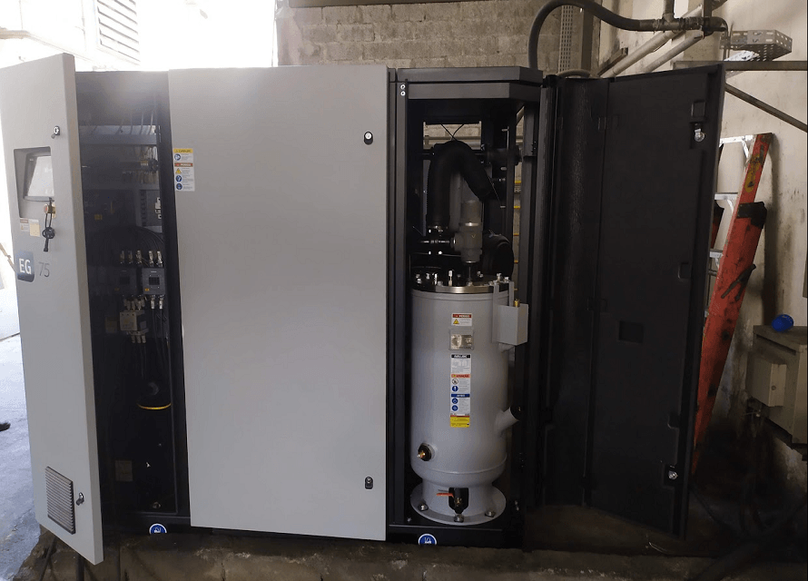 Manutenção Corretiva compressor parafuso