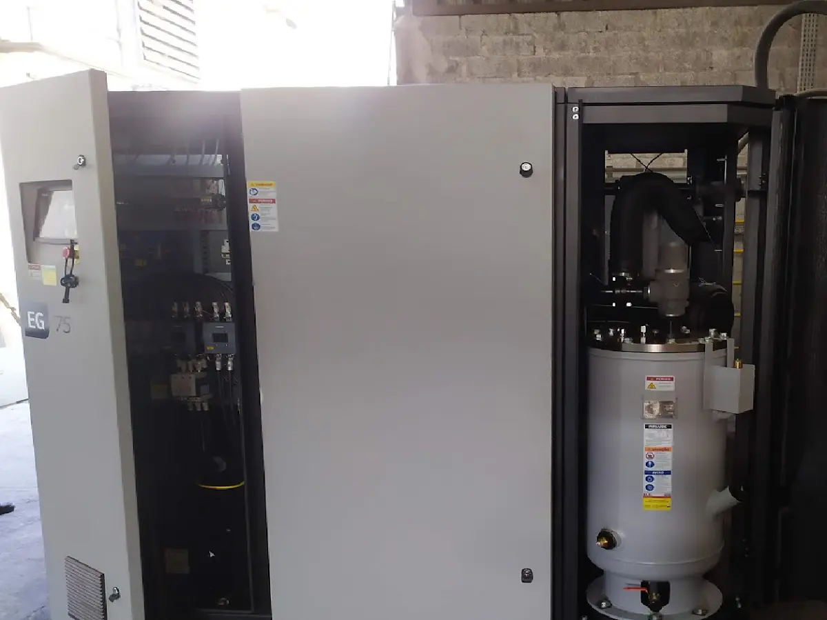 Manutenção Preventiva em Compressor de Parafuso